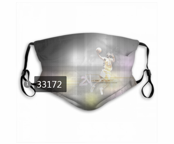 2021 NBA Los Angeles Lakers 24 kobe bryant 33172 Dust mask with filter